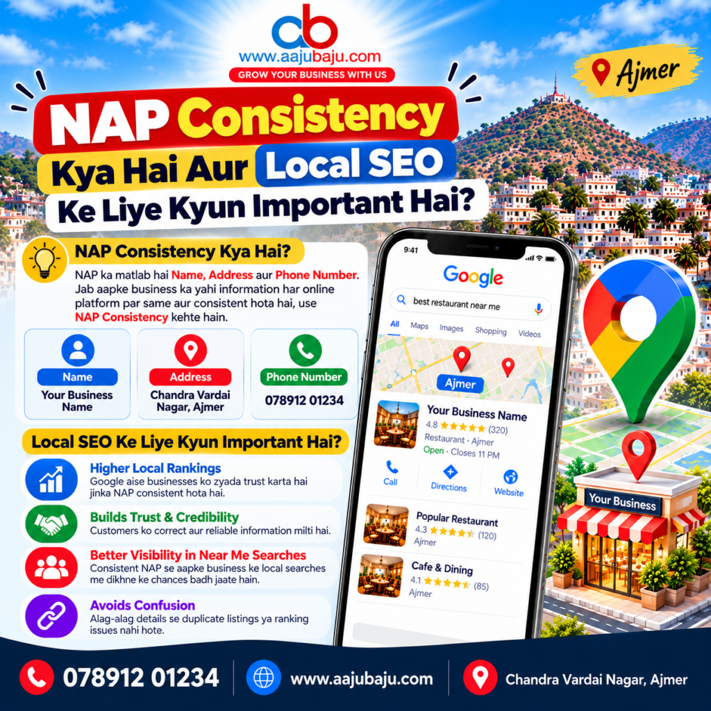 NAP Consistency Kya Hai Aur Local SEO Ke Liye Kyun Important Hai