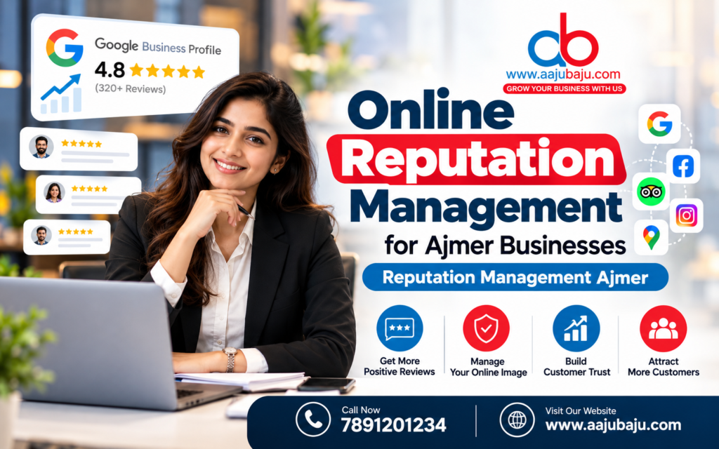Online Reputation Management for Ajmer Businesses – Apni Online Image Ko Strong Kaise Banaye?